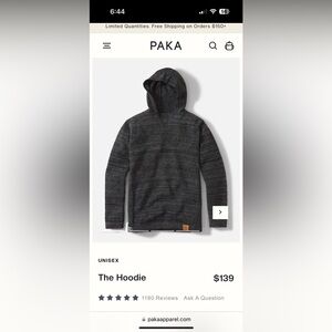 PAKA super soft alpaca wool hoody